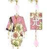 Orecchini Kimono Piccolo Rosa