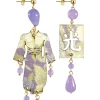 Orecchini Kimono Piccolo Lilla