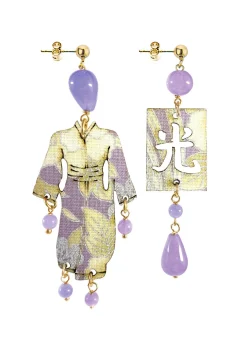 Orecchini Kimono Piccolo Lilla