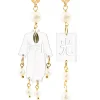 Orecchini Kimono Plexi Trasparente Mini Perla