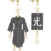 Orecchini Kimono Riga Piccolo Perla