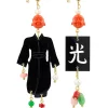 Orecchini Kimono Special Piccolo Plexi Nero