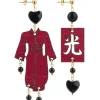 Orecchini Kimono Special Piccolo Rubino