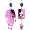 Orecchini Kimono Special Piccolo Plexi Fucsia