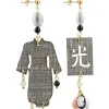 Orecchini Kimono Special Piccolo Grigio