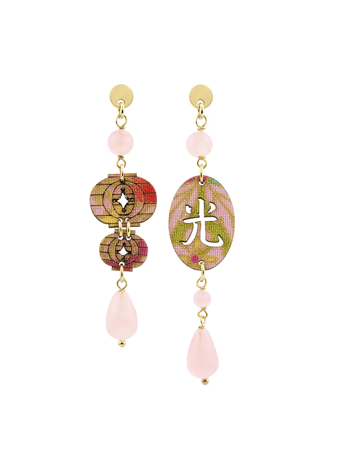 Orecchini Lanterna Mini Rosa