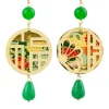 Orecchini Lu Mini Verde