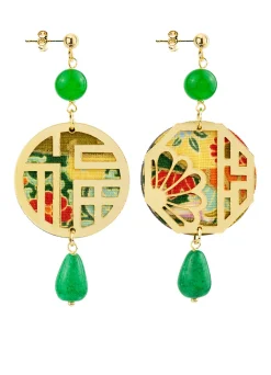 Orecchini Lu Mini Verde