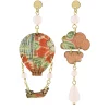 Orecchini Mongolfiera Mini Rosa