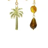 Orecchini Palma Specchio Mini Oro