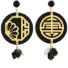 Orecchini Shou Plexi Nero