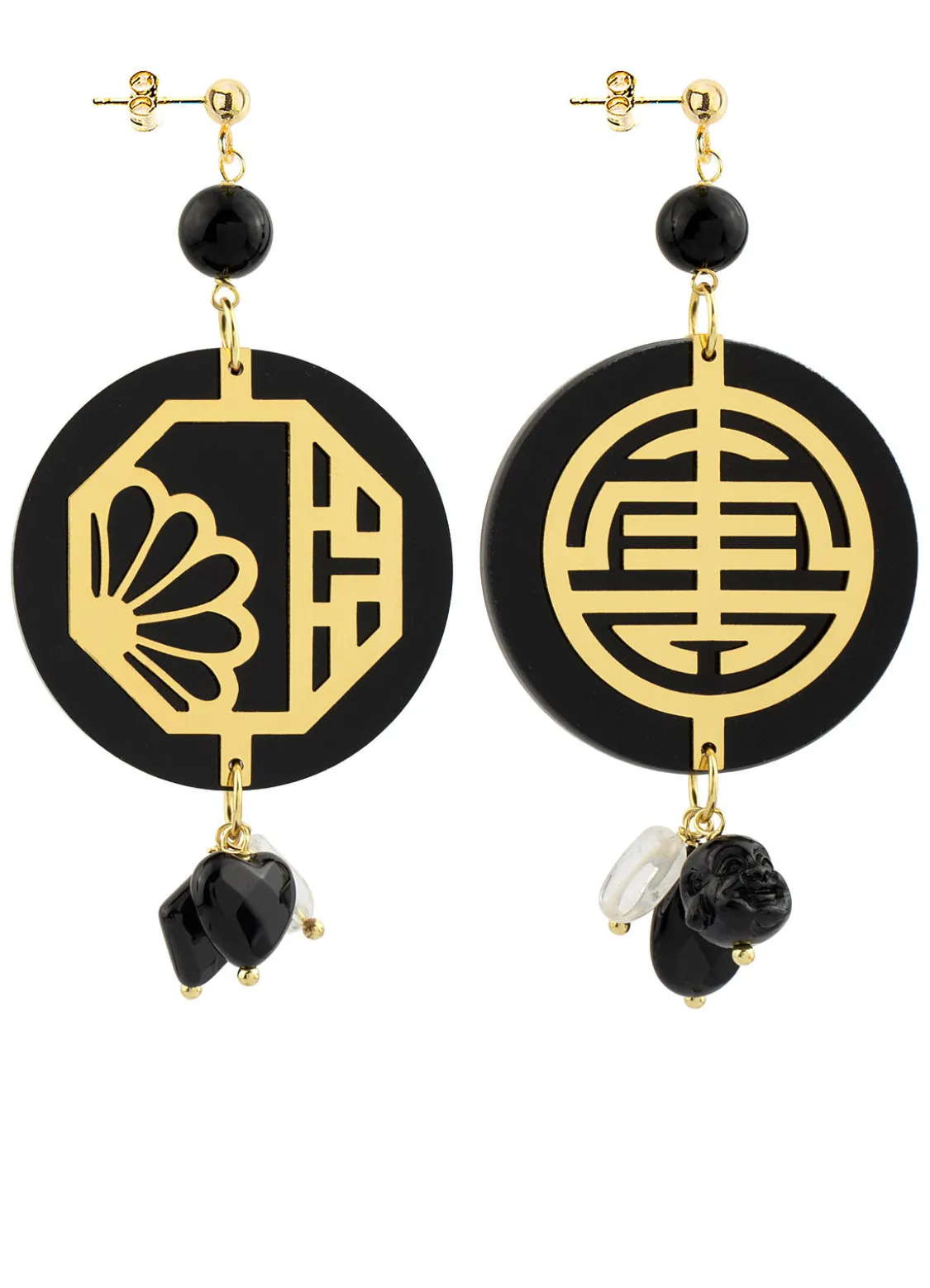 Orecchini Shou Plexi Nero
