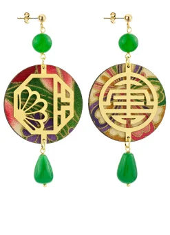 Orecchini Shou Verde