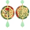 Orecchini Shou Verde Giada