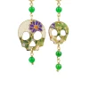 Orecchini Teschio Mini Verde