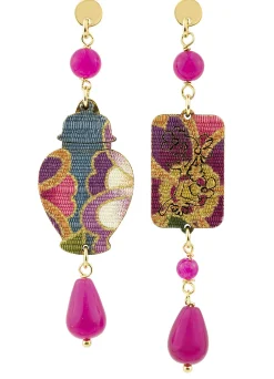Orecchini Vaso Mini Fucsia