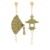 Orecchini Ventaglio Mini Oro Perla