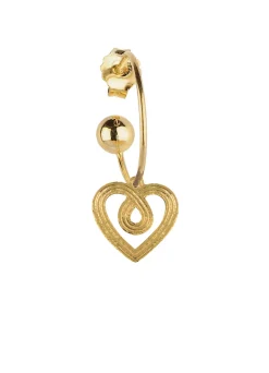 Orecchino Hoop Cuore