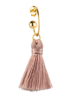 Orecchino Hoop Nappa Rosa
