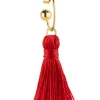 Orecchino Hoop Nappa Rossa