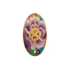 Spilla Quadrifoglio Viola