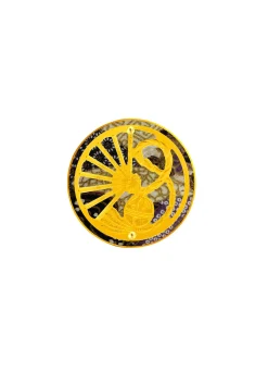 Spilla Ventaglio Nero
